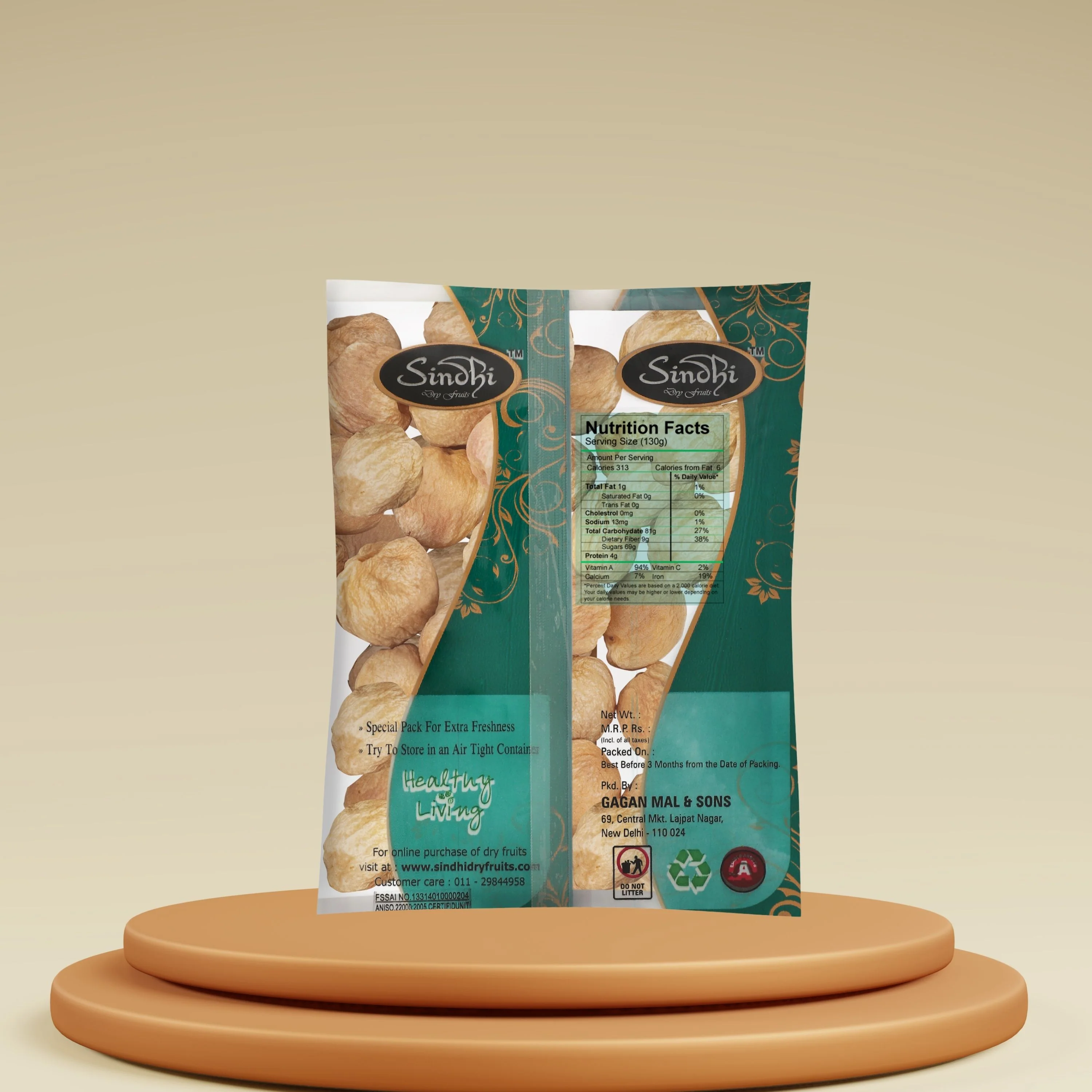 Premium Khurmani – Whole Dried Apricots with Seed, Rich in Beta-Carotene - Image 2