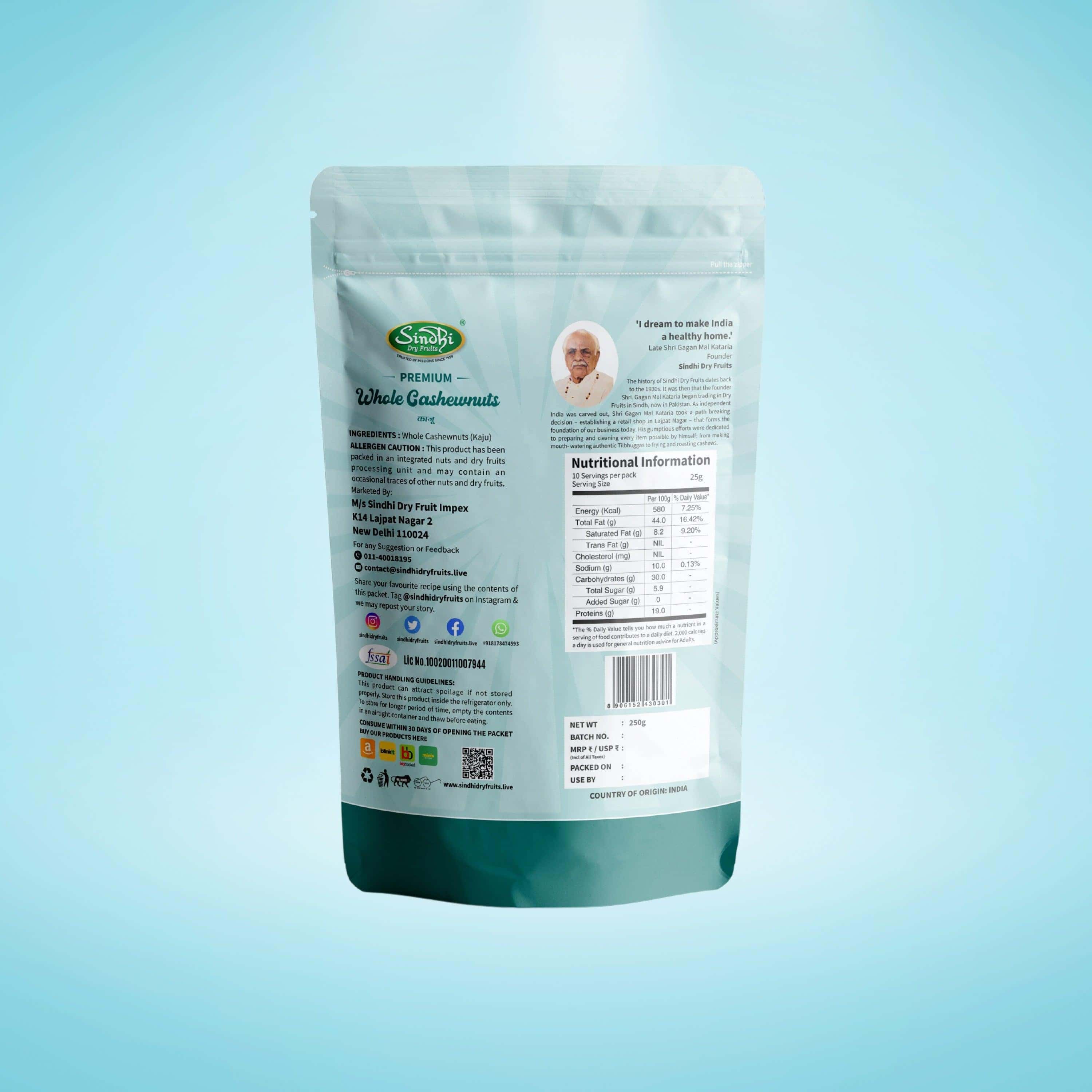 Premium Cashew Nuts – Large Whole Kaju, Fresh for Cooking & Snacking - Image 3