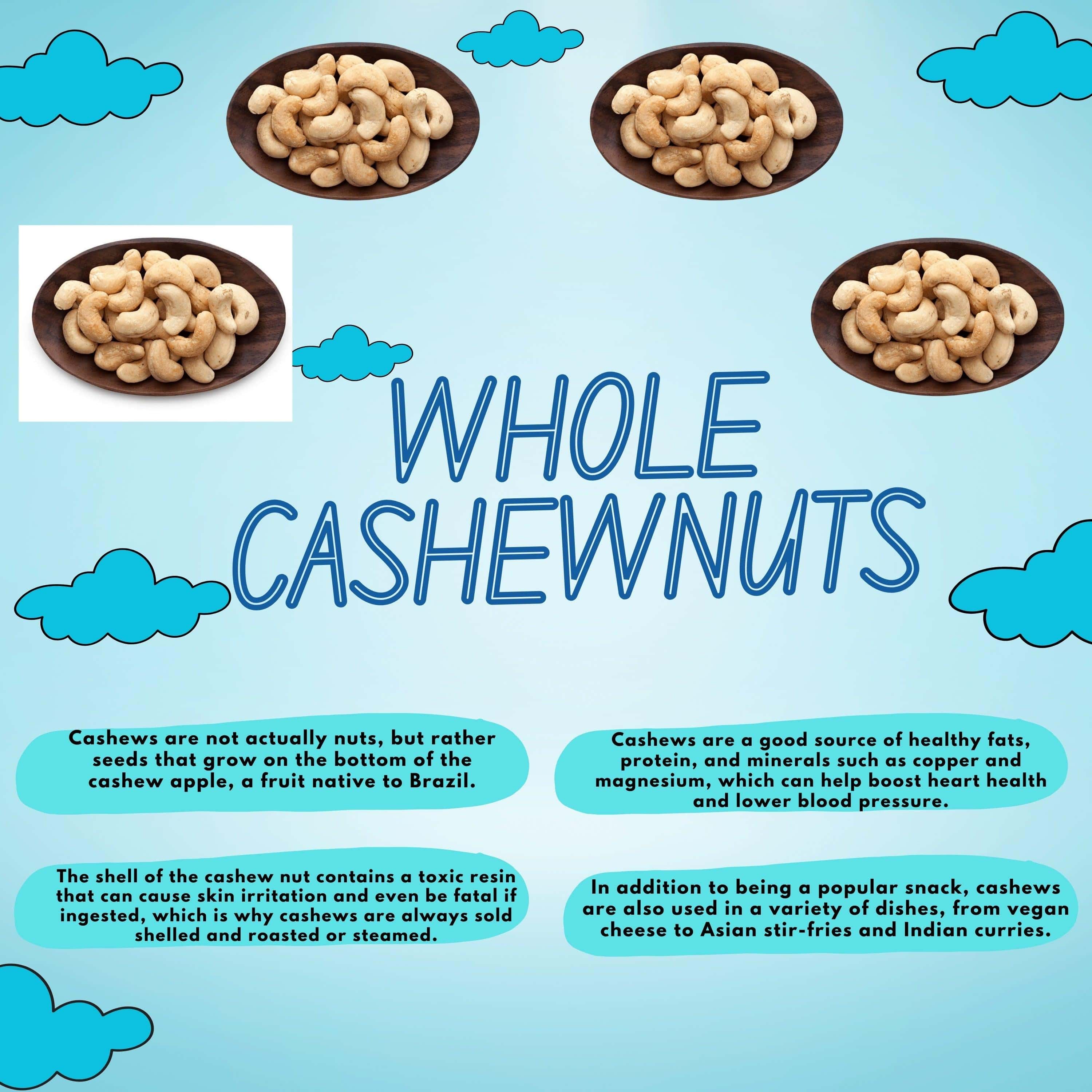 Premium Cashew Nuts – Large Whole Kaju, Fresh for Cooking & Snacking - Image 6