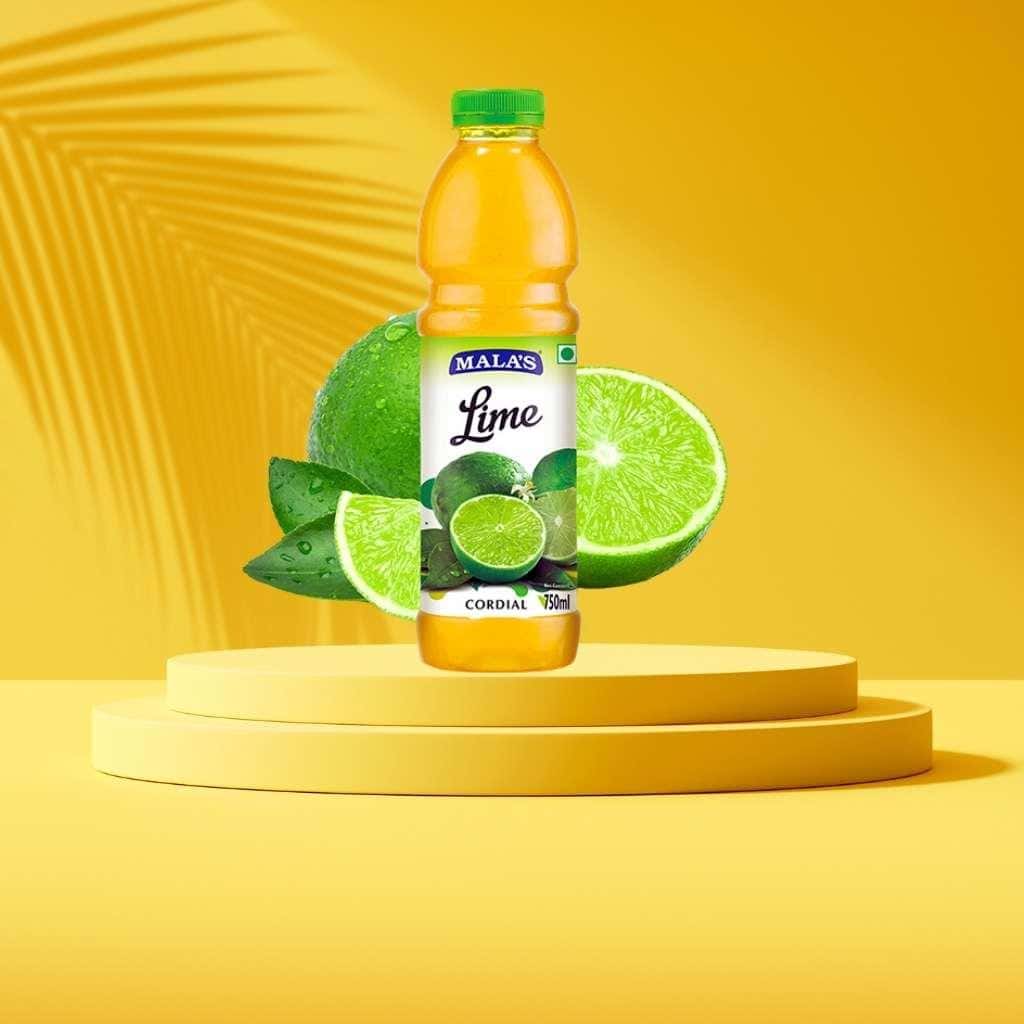 Mala'S, Lime Cordial 1 Litre