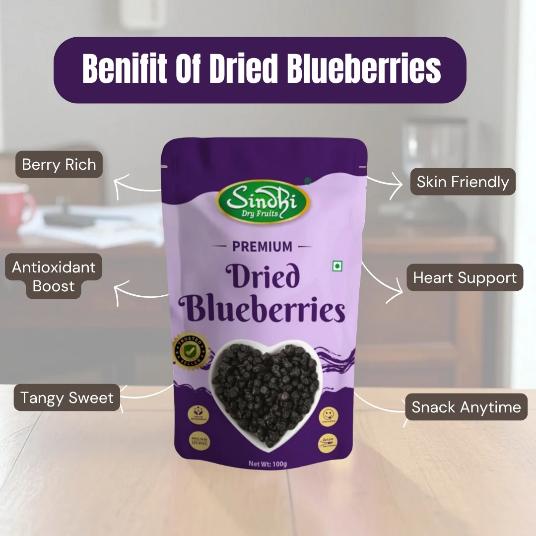 Premium Dried Blueberries – Antioxidant-Rich Superfood Berries, 100g - Image 3