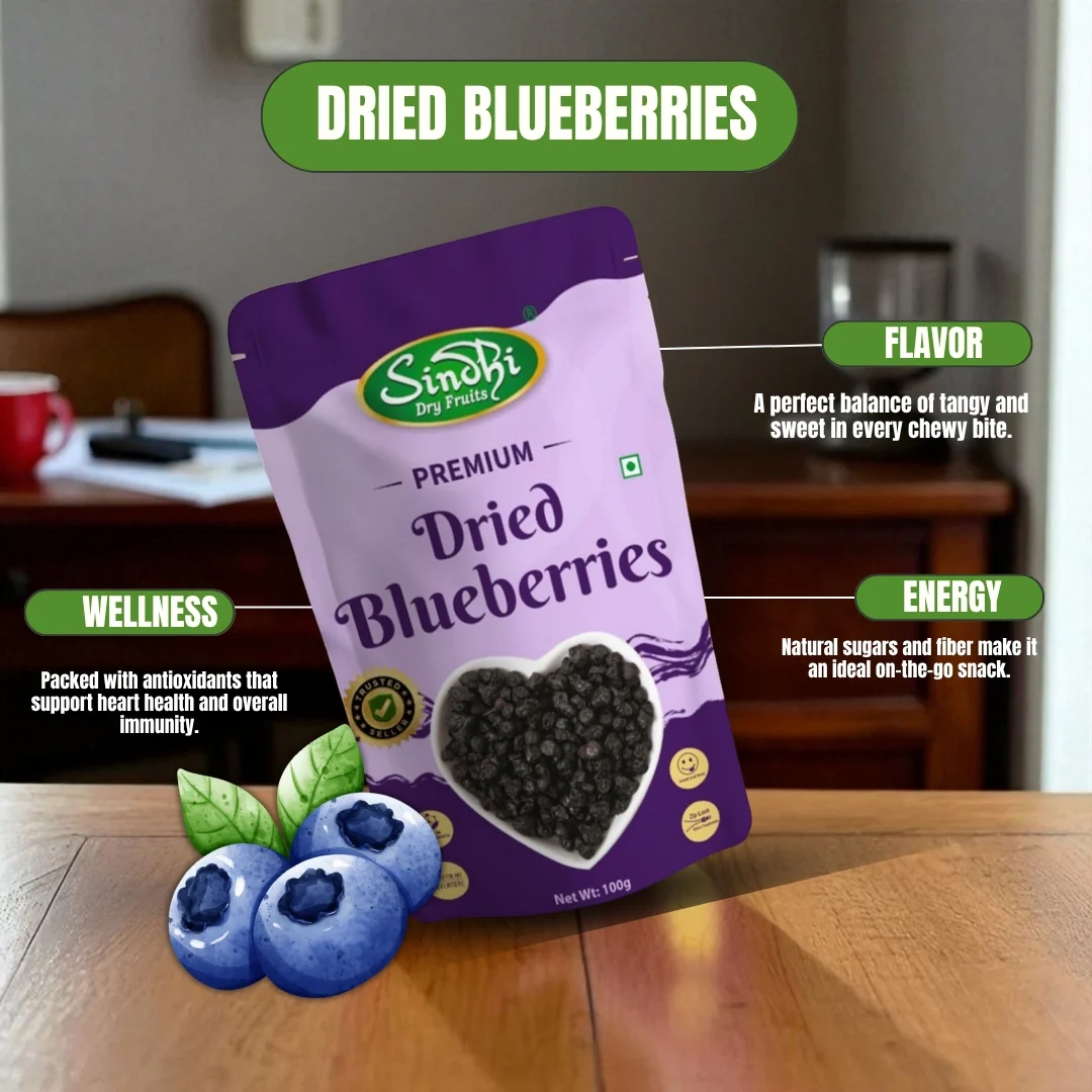 Premium Dried Blueberries – Antioxidant-Rich Superfood Berries, 100g - Image 4