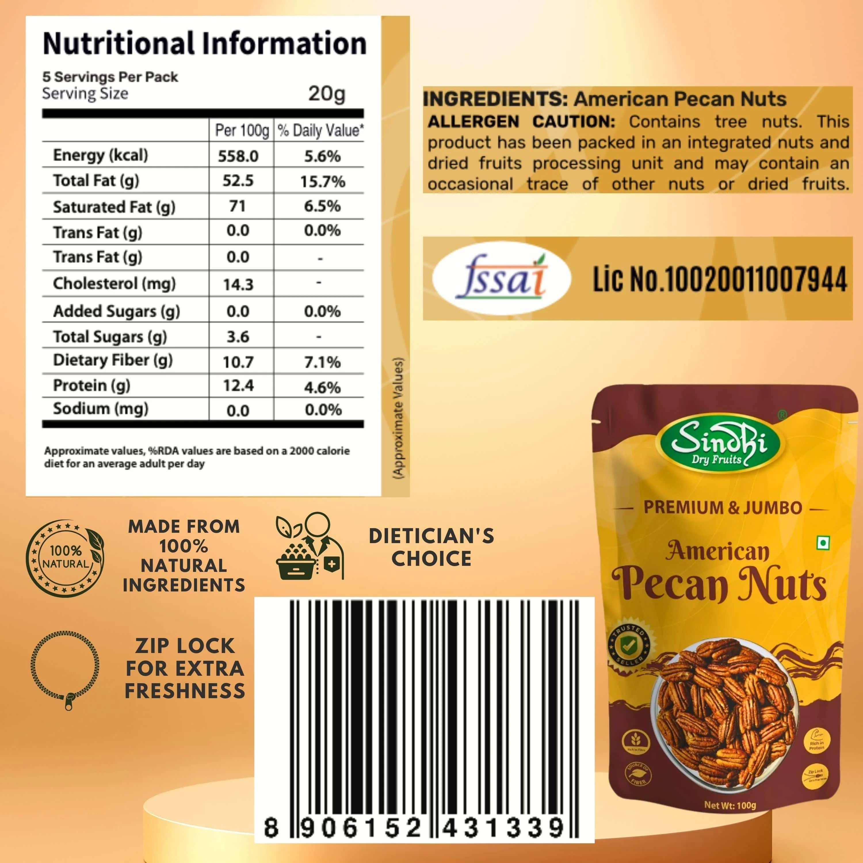 Premium Pecan Nuts – Shell-Free, Buttery & Crisp, Rich in Healthy Fats - Image 10