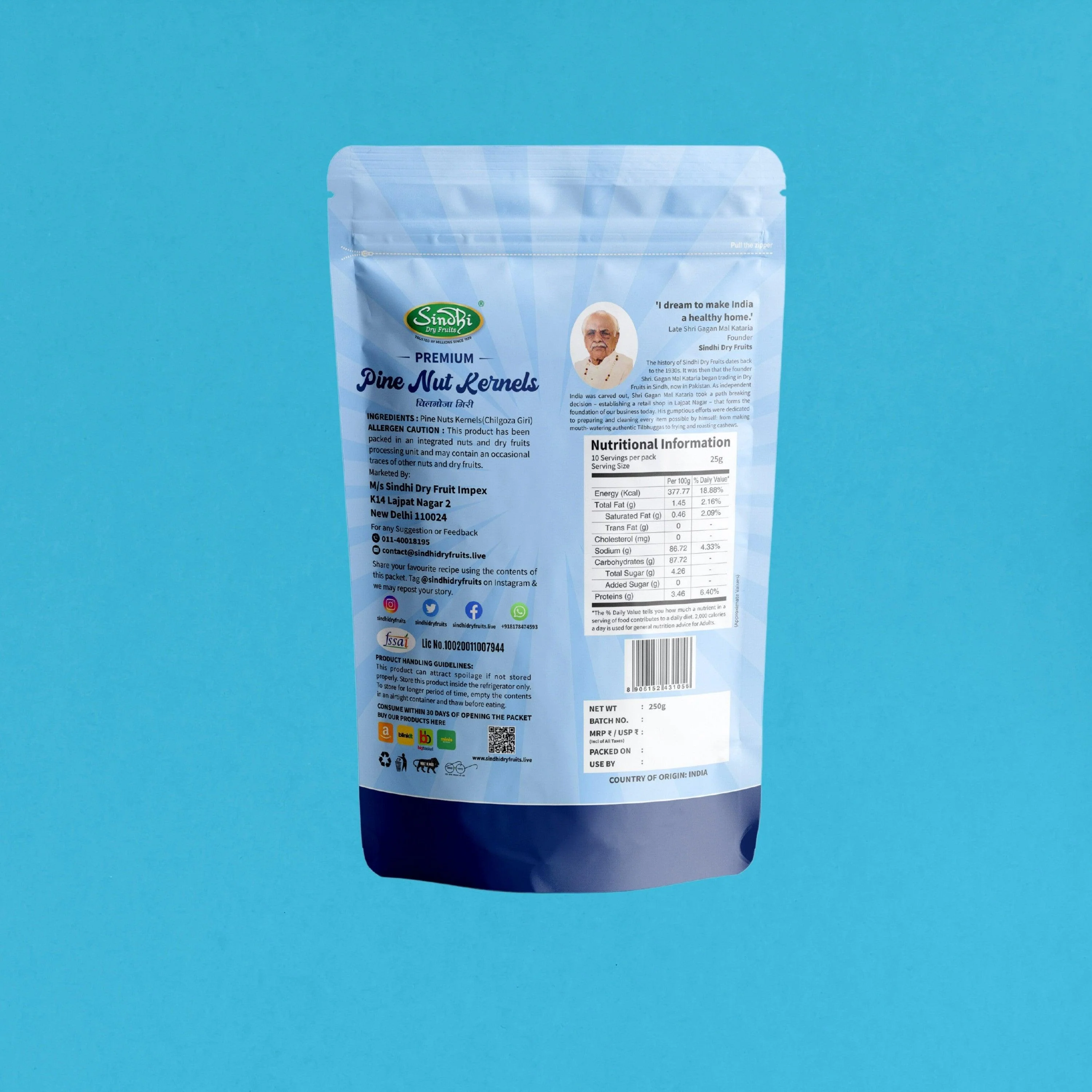 Premium Chilgoza Giri – Shelled Pine Nut Kernels, Delicate & Buttery Flavour - Image 3