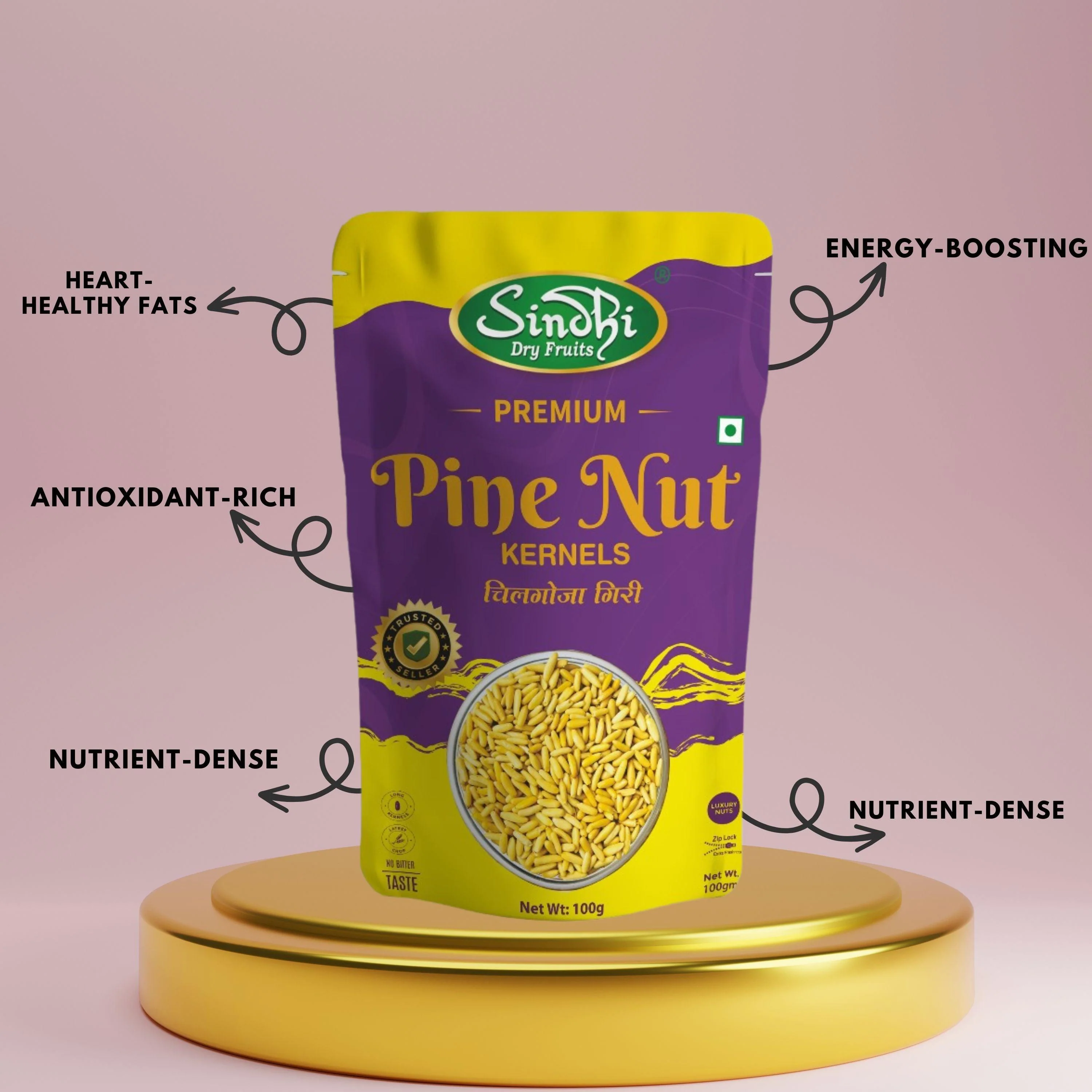 Premium Chilgoza Giri – Shelled Pine Nut Kernels, Delicate & Buttery Flavour - Image 5