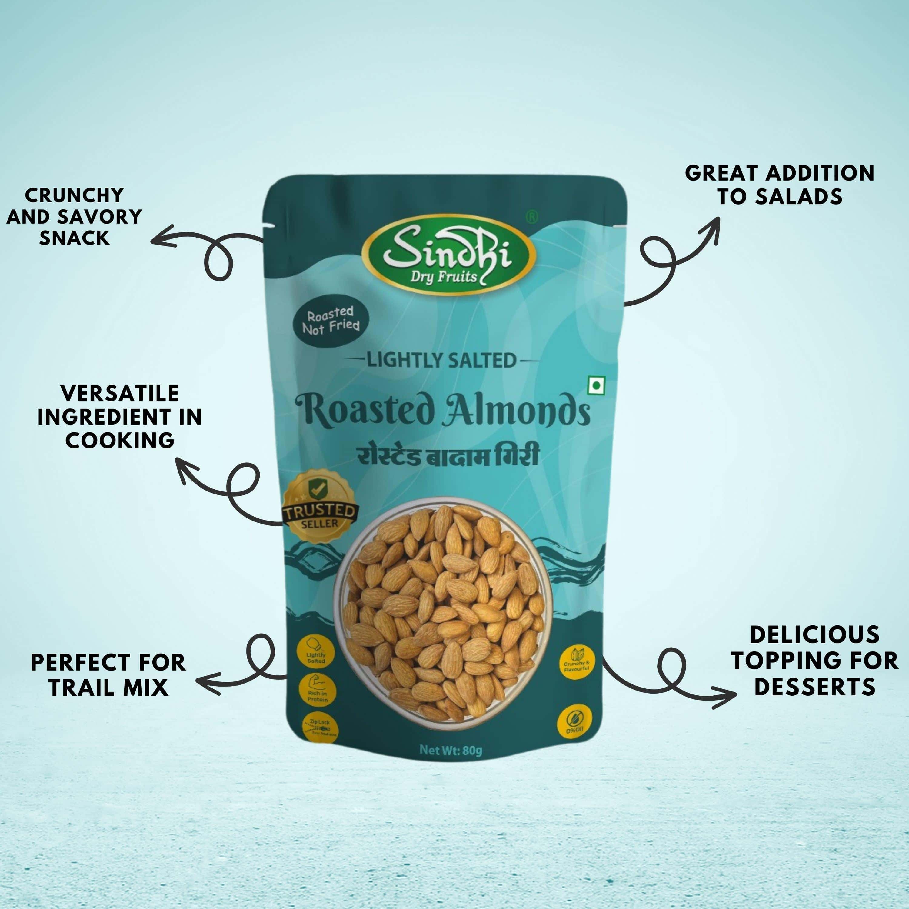 Premium Roasted Almonds – Crispy Lightly Salted Badam, Freshly Roasted - Image 9