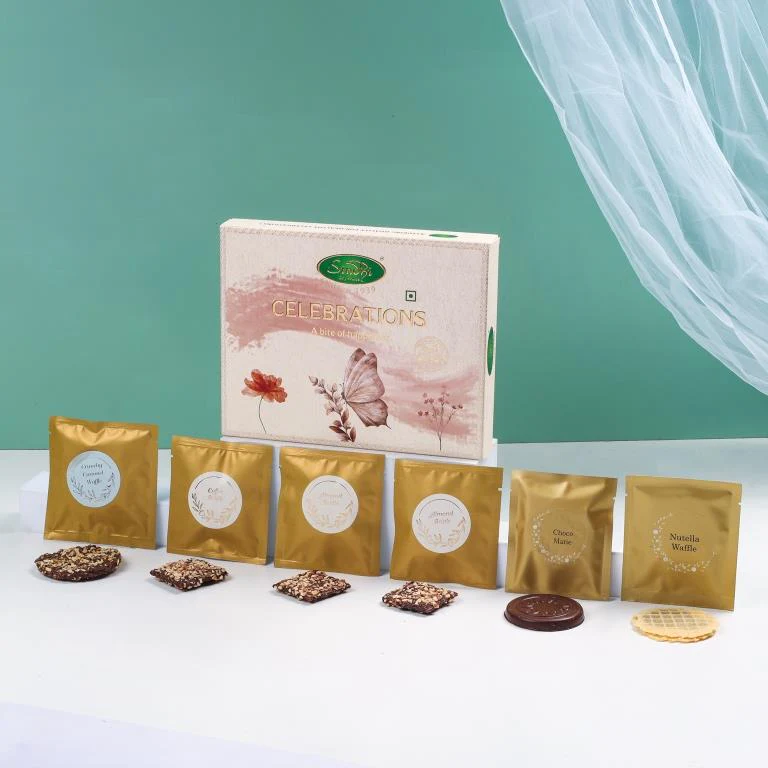 Gourmet Chocolate Celebration Box - Medley of Crunch & Bliss