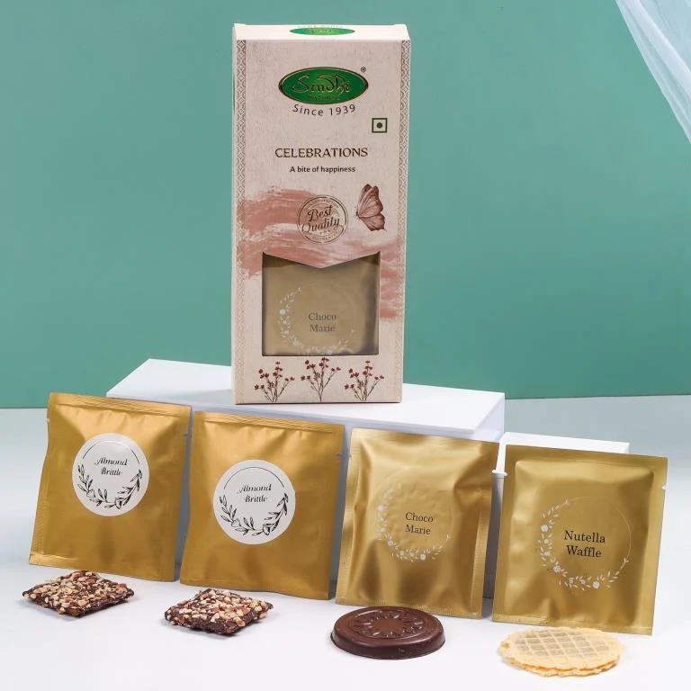 Gourmet Chocolate Celebration Box - Medley of Crunch & Bliss - Image 2